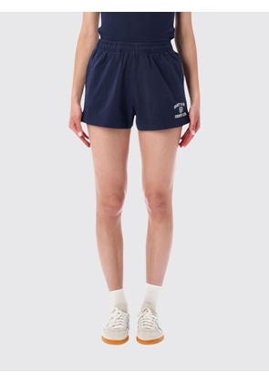 SPORTY & RICH Shorts Woman color Blue