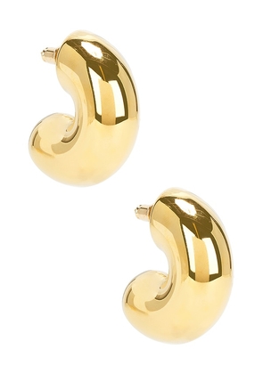 Casa Clara Tahiti Earrings in Metallic Gold.