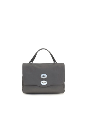Zanellato Gray Calf Leather Bos Taurus Handbag