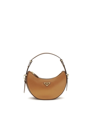 Prada Beige Calf Leather Bos Taurus Shoulder Bag