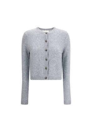 Lisa Yang Gray Cashmere Cardigan - 1