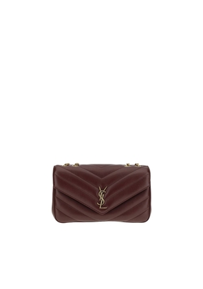 Saint Laurent Bordeaux Lamb Ovis Aries Aries Shoulder Bag
