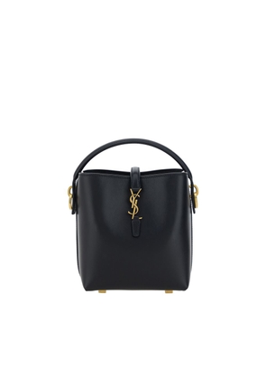 Saint Laurent Black Calf Leather Bos Taurus Shoulder Bag