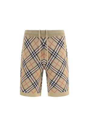 Burberry Beige Cotton Bermuda Shorts - L