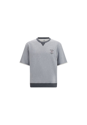 Brunello Cucinelli Gray Cotton Sweatshirt - L