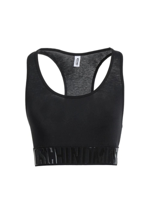 Moschino Black Cotton Sport Bra - S