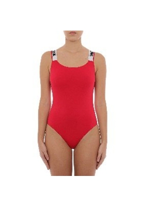 Moschino Red Cotton One-Piece Swimsuit - S