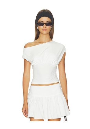 ALL THE WAYS Ruth Top in White. Size XXS. Also in XS, S, M, L, XL.