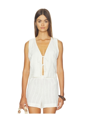 Favorite Daughter The Invisible String Top in Cream. Size XS. Also in S, M, L, XL.