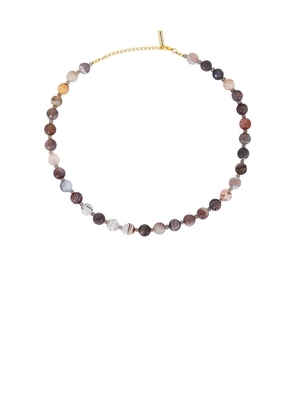 Jennifer Behr Alexandra Necklace in Brown.