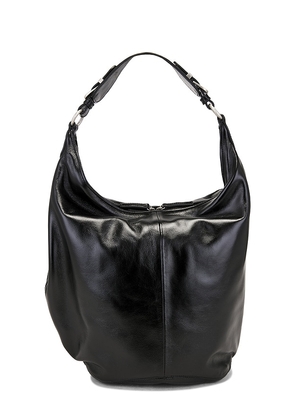 MARGESHERWOOD Pumpkin Large Bag in Black.