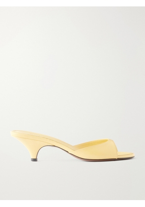 NEOUS - Hynia 40 Leather Mules - Yellow - IT35,IT36,IT36.5,IT37,IT37.5,IT38,IT38.5,IT39,IT39.5,IT40,IT41