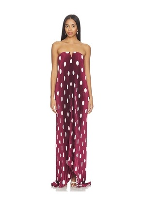 L'IDEE Black Tie Gown in Wine. Size 8/S. Also in 6/XS, 10/M, 12/L, 14/XL.