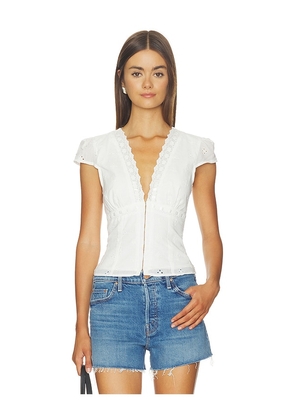 MORE TO COME Divya Top in White. Size XXS. Also in XS, S, M, L, XL.