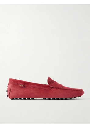 Tod's - Gommino Suede Loafers - Burgundy - IT36,IT36.5,IT37,IT37.5,IT38,IT38.5,IT39,IT39.5,IT40,IT40.5,IT41,IT41.5,IT42