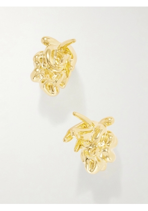 Completedworks - Gold-plated Recycled Silver Earrings - One size