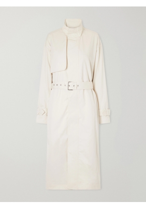 FRAME - The Field Belted Cotton-twill Trench Coat - Neutrals - x small,small,medium,large,x large
