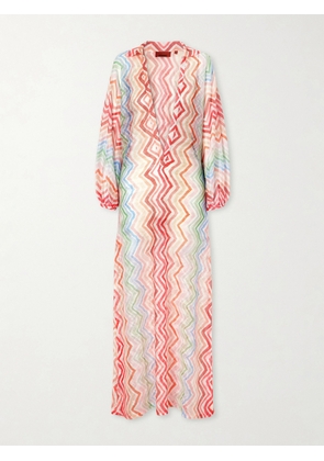 Missoni - Striped Crochet-knit Coverups - Pink - IT36,IT38,IT40,IT42,IT44,IT46,IT48