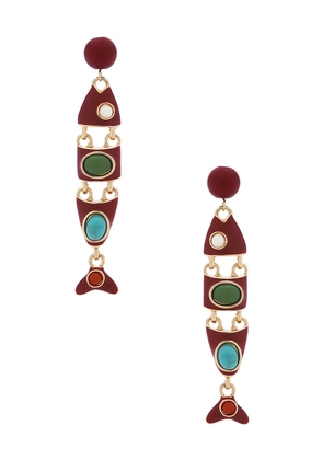 petit moments Gwenna Earrings in Red.