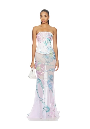 retrofete Alinea Dres in Pink. Size S. Also in M, L, XL.