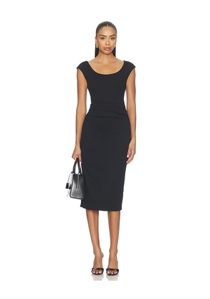 SPANX Smoothing Jersey Cap Sleeve Scoop Dress in Black. Size XS. Also in S.