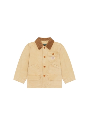 Polo Ralph Lauren Kids Long Sleeve Lightweight Canvas Jacket in Tan. Size 6. Also in 2, 3, 4, 5.