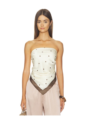 SNDYS Polka Dot Wrap in Cream.