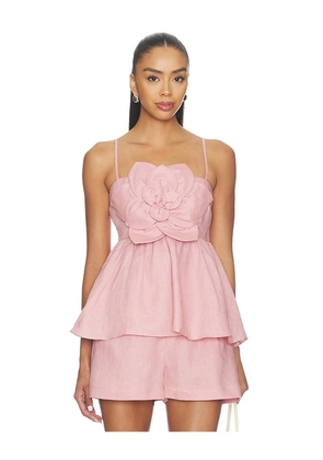 Yumi Kim Coco Top in Pink. Size XS. Also in S, M, L, XL.