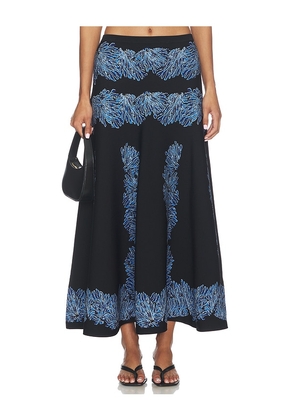 Ulla Johnson Alessia Knit Jacquard Skirt in Multi. Size XS. Also in S, L, XL.