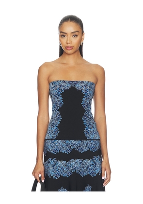 Ulla Johnson Madelie Strapless Knit Jacquard Top in Multi. Size XS. Also in S, M, L, XL.