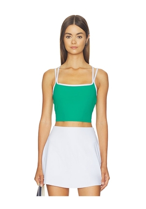 Vuori Daily Layered Tank in Green. Size XS. Also in S, M, L, XL.