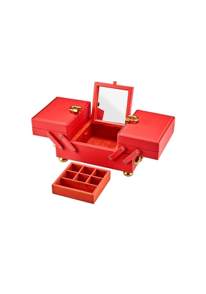 WOLF X Marla Aaron Baby Everything Jewelry Box in Red.