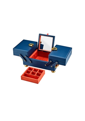 WOLF X Marla Aaron Baby Everything Jewelry Box in Blue.