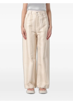 Nanushka striped wide-leg jeans - Neutrals