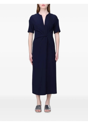 MeimeiJ twist-detail crêpe dress - Blue