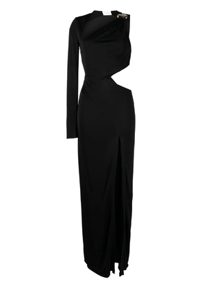 Galvan London Alicj one-shoulder maxi dress - Black