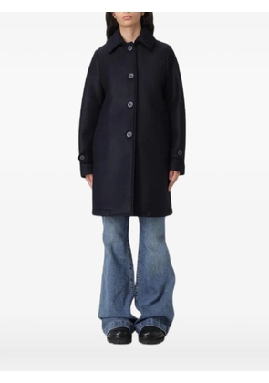 Colmar single-breasted wool-blend coat - Blue
