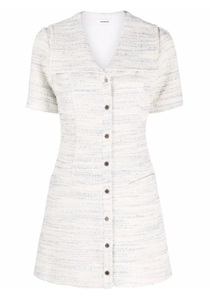 SANDRO Bethany tweed minidress - Blue