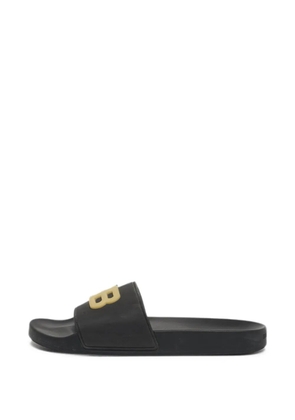 Balenciaga Pre-Owned logo-detail slides - Black
