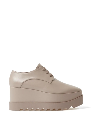 Stella McCartney Elyse platform derby shoes - Neutrals
