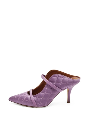 Malone Souliers Maureen quilted mules - Purple
