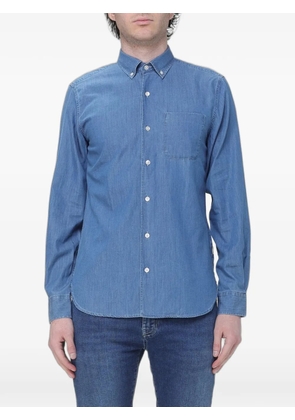 Woolrich button-down chest-pocket shirt - Blue