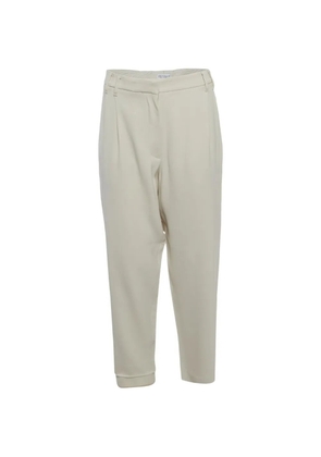 Brunello Cucinelli Monili gabardine straight-leg trousers - Neutrals