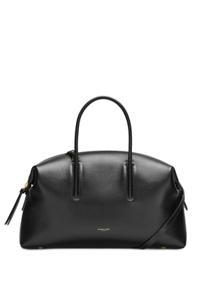 DeMellier midi Stockholm grained-leather duffle bag - Black