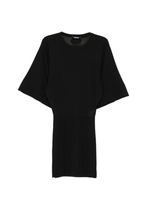 Jacquemus batwing-sleeve knitted dress - Black
