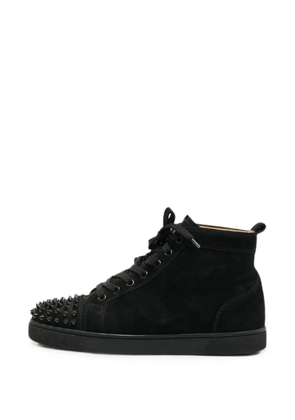 Christian Louboutin Pre-Owned Lou Spikes suede sneakers - Black