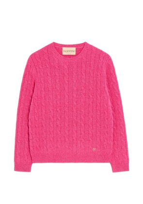 Valentino Garavani mool Mouliné sweater - Pink