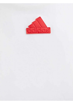 adidas 3-Stripes logo-appliqué hoodie - White