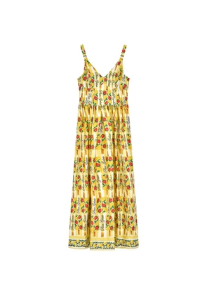 Philipp Plein long dress Plein Gelato - Yellow