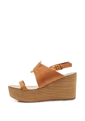 Tory Burch Daisy wedge sandals - Brown